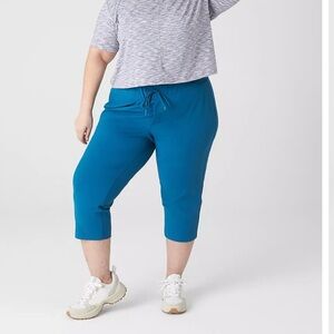 Lane Bryant SALE! Livi Knit Blue Trouser Capri 22/24